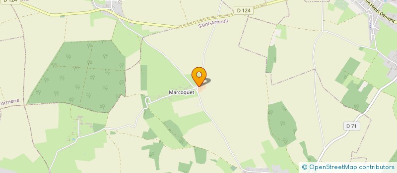 localisation de l'entreprise 3E  SAINT-ARNOULT