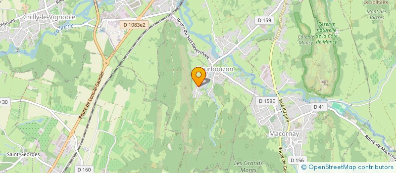 localisation de l'entreprise 3E OEIL  COURBOUZON