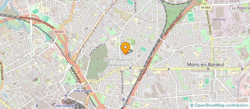 localisation de l'entreprise 3E VIRAGE A GAUCHE à LILLE