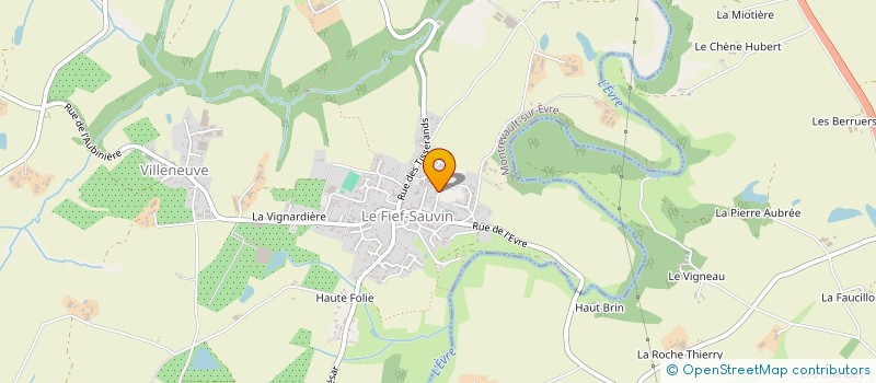 localisation de l'entreprise 3EJEAMBOUR  MONTREVAULT-SUR-EVRE