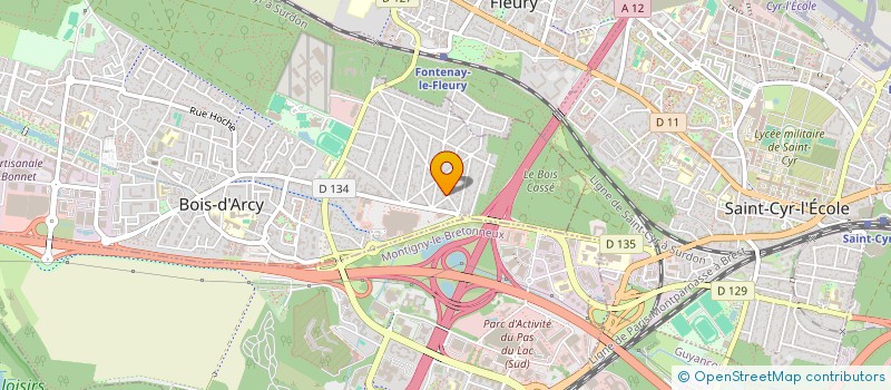 localisation de l'entreprise 3EJF IMMO  BOIS-D'ARCY