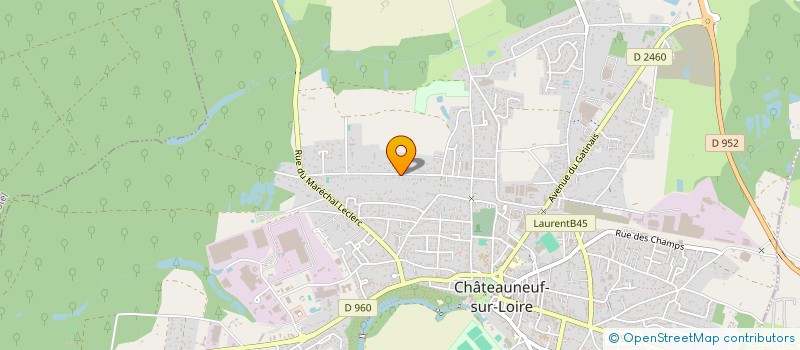 localisation de l'entreprise 3EK à CHATEAUNEUF-SUR-LOIRE