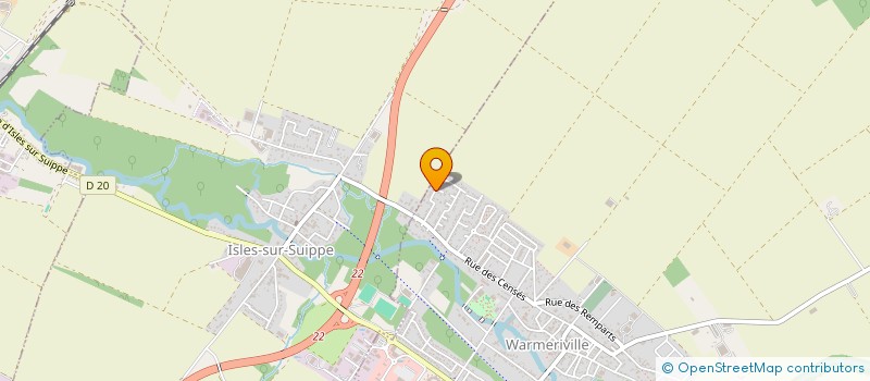 localisation de l'entreprise 3EM à WARMERIVILLE