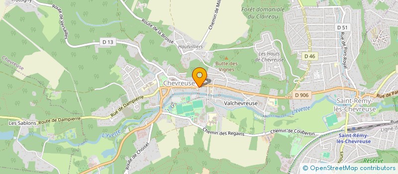 localisation de l'entreprise 3EME AGE A CHEVREUSE L'AGE D'OR  CHEVREUSE