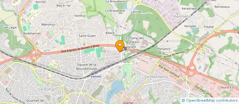 localisation de l'entreprise 3EME AGE MULTISERVICES à VANNES