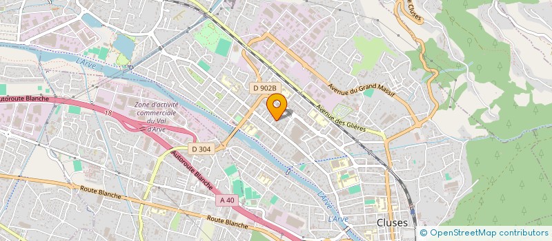 localisation de l'entreprise 3EME COULISSE  CLUSES