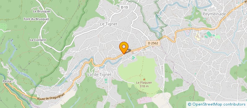 localisation de l'entreprise 3EME DIMENSION à LE TIGNET