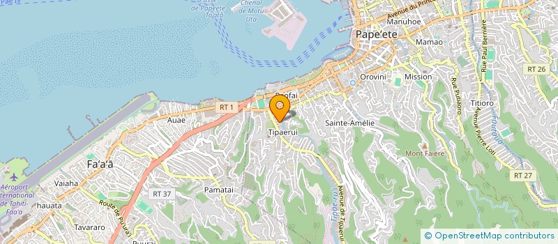 localisation de l'entreprise 3EME DOS D'ANE APRES LE MANGUIER à PAPEETE