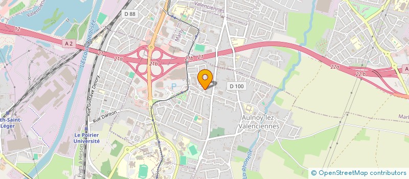 localisation de l'entreprise 3EME MI-TEMPS RECREATIVE  AULNOY-LEZ-VALENCIENNES