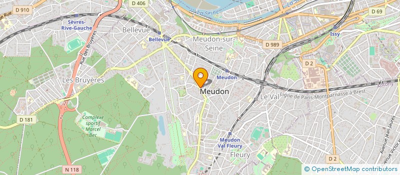 localisation de l'entreprise 3EME MILLENAIRE ET COMPAGNIE à MEUDON