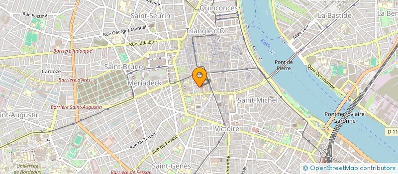 localisation de l'entreprise 3EME SENS à BORDEAUX