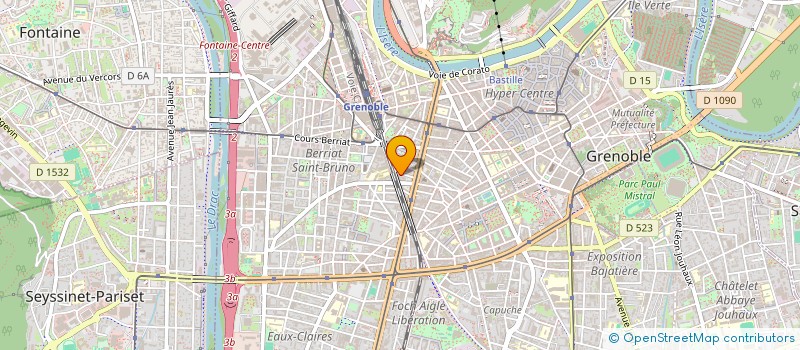 localisation de l'entreprise 3EMEOEIL HOLDING à GRENOBLE