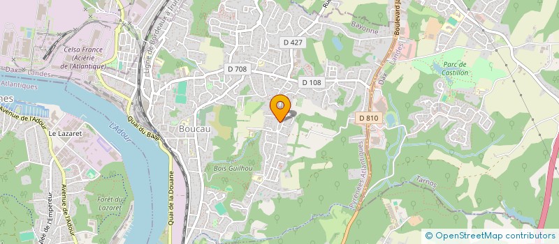 localisation de l'entreprise 3ENTRE FORMAT AU SECOURISME DU TRAVAIL à BOUCAU
