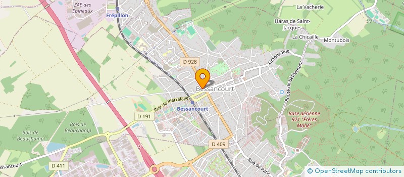 localisation de l'entreprise 3ESO  BESSANCOURT