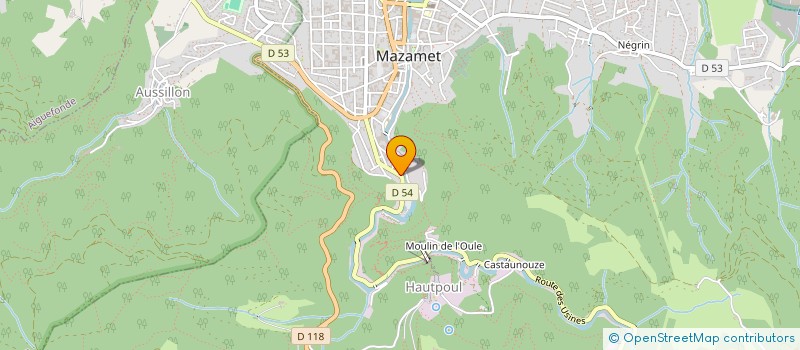localisation de l'entreprise 3ETECH à MAZAMET
