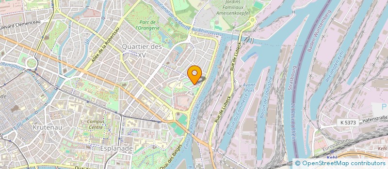 localisation de l'entreprise 3F  STRASBOURG