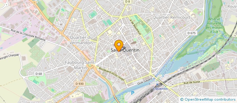 localisation de l'entreprise 3F à SAINT-QUENTIN