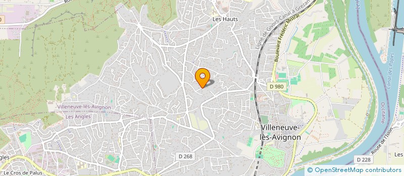 localisation de l'entreprise 3F - AEA  VILLENEUVE-LES-AVIGNON