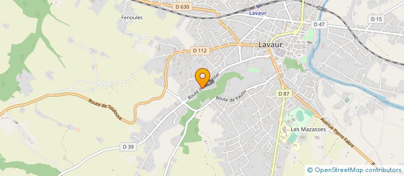 localisation de l'entreprise 3F CHARPENTE à LAVAUR