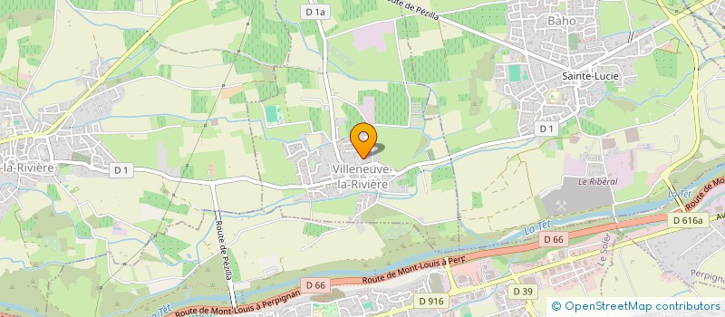 localisation de l'entreprise 3F HOLDING  VILLENEUVE-LA-RIVIERE