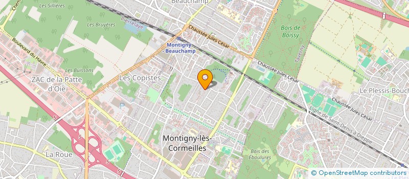 localisation de l'entreprise 3F IMMOBILIER  MONTIGNY-LES-CORMEILLES