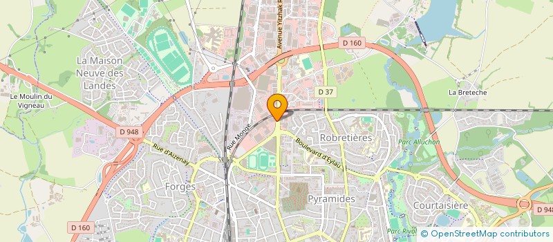 localisation de l'entreprise 3F INVEST  LA ROCHE-SUR-YON