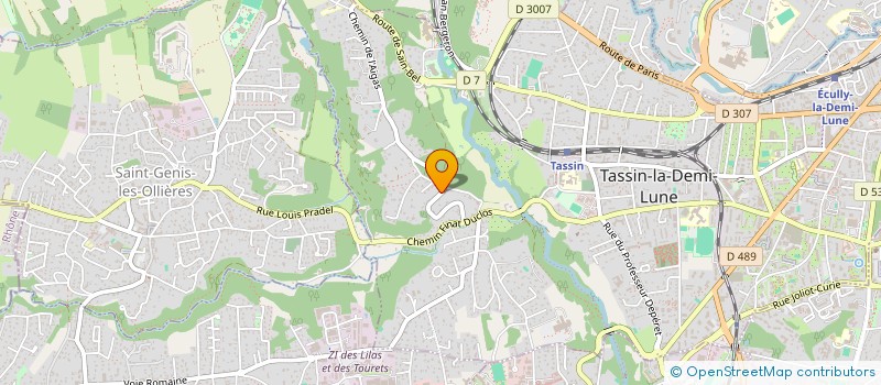 localisation de l'entreprise 3F & MULTISERVICES  TASSIN-LA-DEMI-LUNE