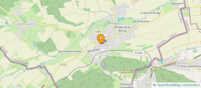 localisation de l'entreprise 3F PAYSAGES ET RENOVATION  WENTZWILLER