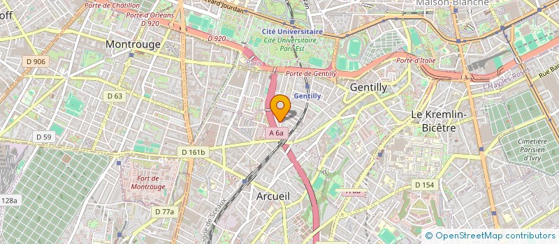 localisation de l'entreprise 3F   PRO à ARCUEIL