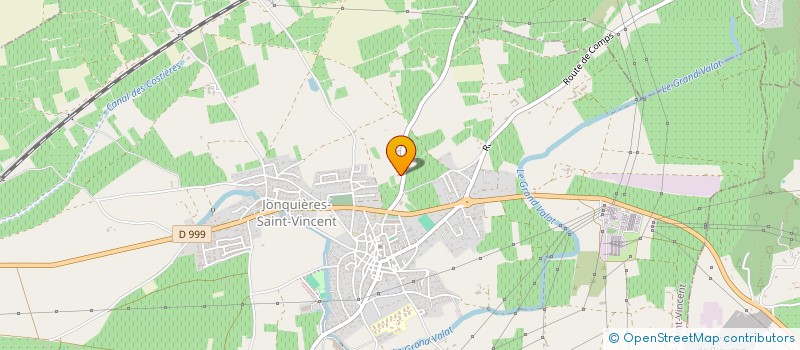 localisation de l'entreprise 3F SERVICES  JONQUIERES-SAINT-VINCENT