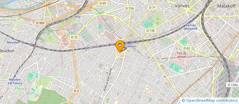 localisation de l'entreprise 3F VIANDE  CLAMART