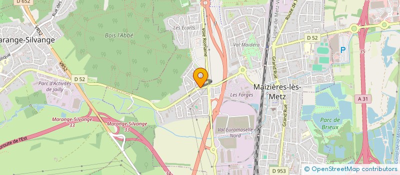 localisation de l'entreprise 3FB LORRAINE  MAIZIERES-LES-METZ