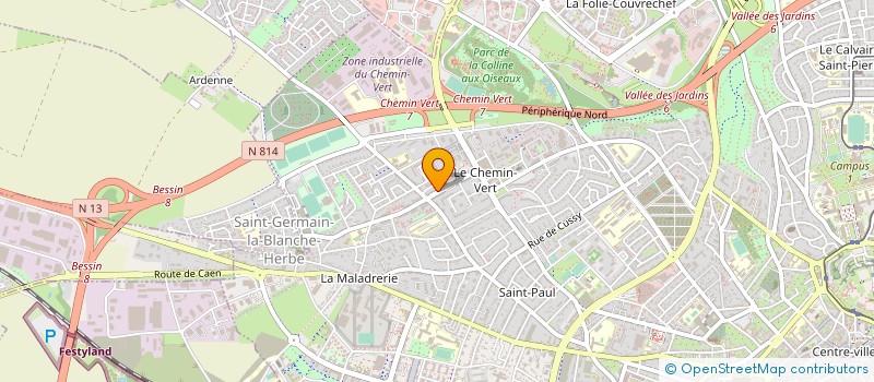 localisation de l'entreprise 3FDV  CAEN