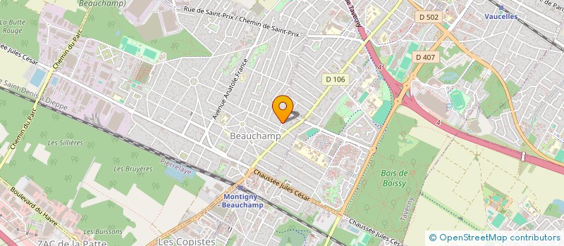 localisation de l'entreprise 3FF STAINS  BEAUCHAMP