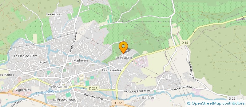 localisation de l'entreprise 3FMAV  PELISSANNE