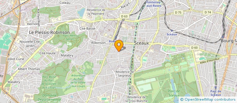 localisation de l'entreprise 3FOIS4 à SCEAUX