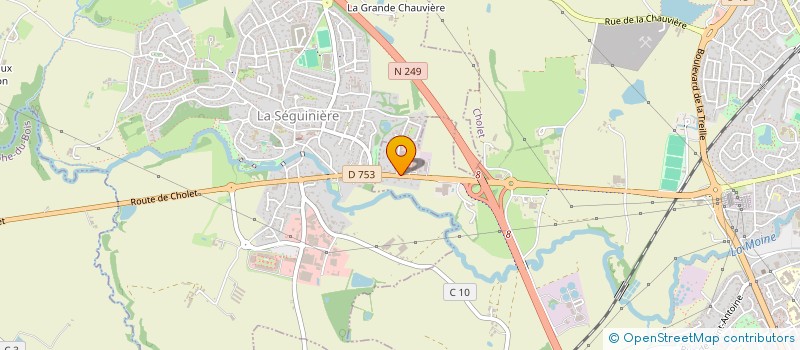 localisation de l'entreprise 3FOOT5  CHOLET