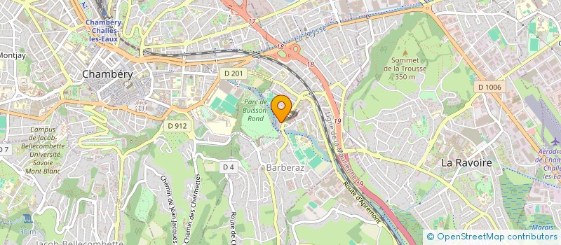 localisation de l'entreprise 3FP  BARBERAZ