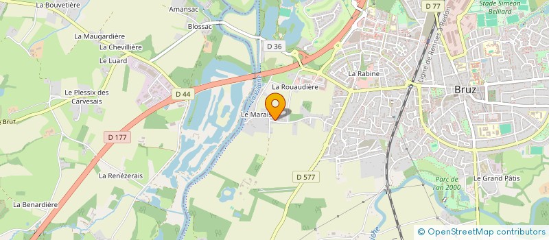 localisation de l'entreprise 3G  BRUZ