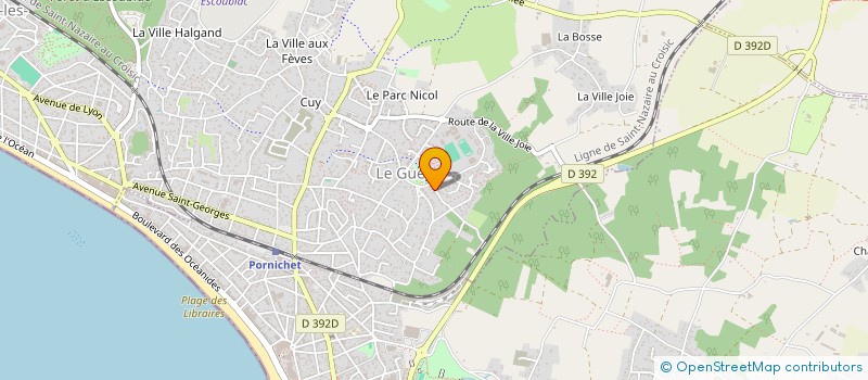 localisation de l'entreprise 3G à LA BAULE-ESCOUBLAC