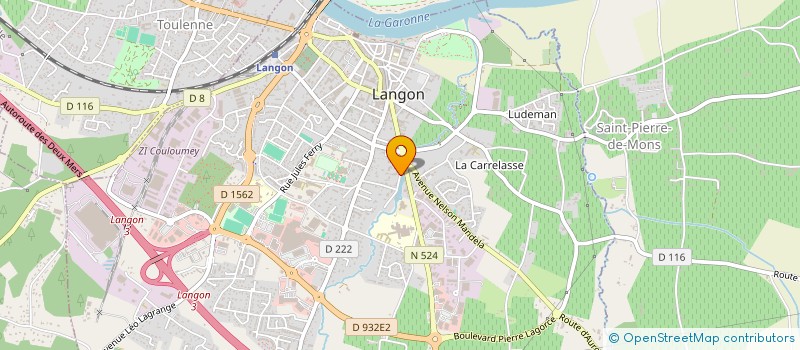 localisation de l'entreprise 3G à LANGON