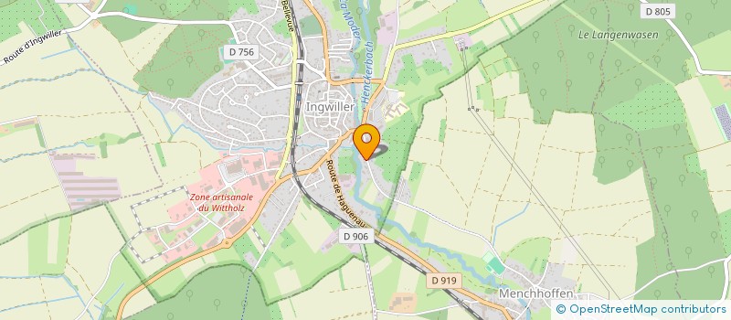 localisation de l'entreprise 3G  INGWILLER