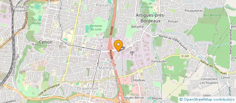 localisation de l'entreprise 3G AUDIT à CENON