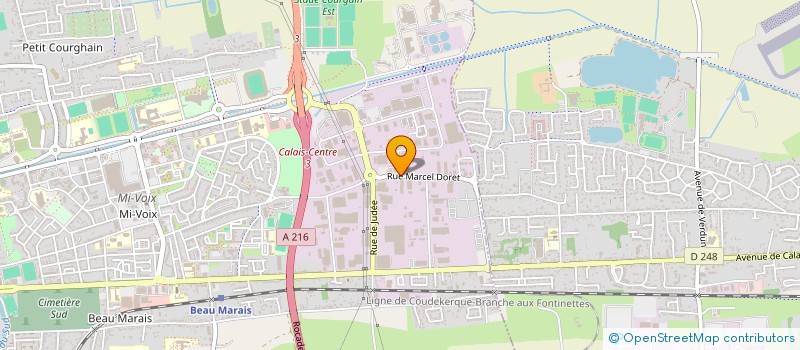 localisation de l'entreprise 3G BATI  CALAIS