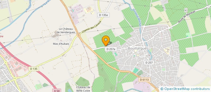 localisation de l'entreprise 3G CONCEPT  BOUILLARGUES