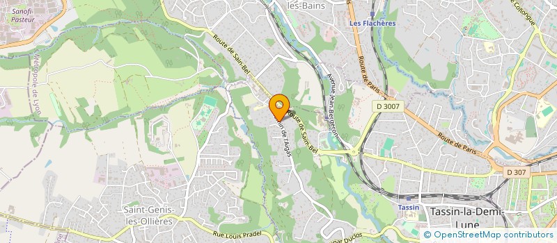 localisation de l'entreprise 3G FINANCE à TASSIN-LA-DEMI-LUNE