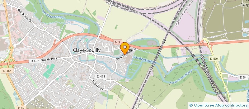 localisation de l'entreprise 3G GROUPE  CLAYE-SOUILLY