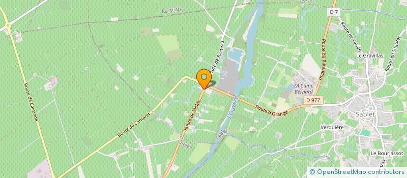 localisation de l'entreprise 3G HOLDING  SABLET