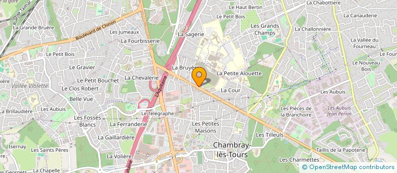 localisation de l'entreprise 3G IMMO  CHAMBRAY-LES-TOURS