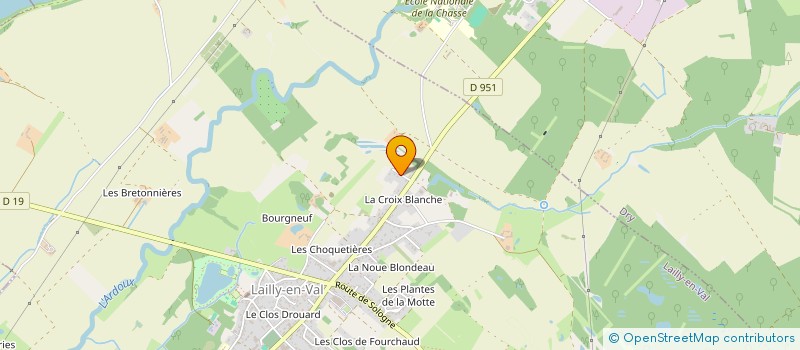 localisation de l'entreprise 3G-MAC  LAILLY-EN-VAL